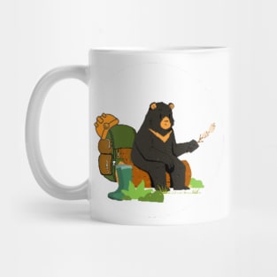 Waiting Caver Bear Mug